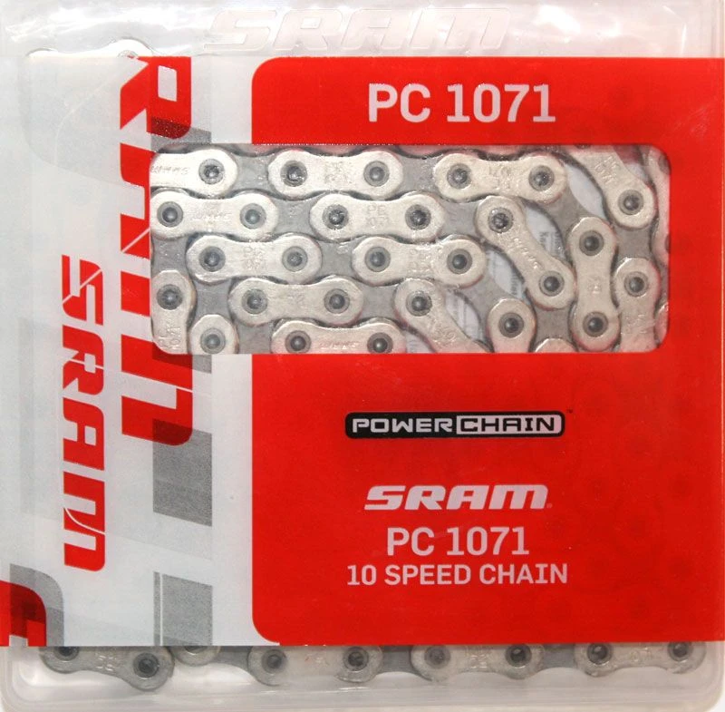 SRAM PC-1071 Cadena PowerChain De 10 Velocidades Cadena 10 Velocidades | Bike-Discount 1 SRAM PC-1071 Cadena PowerChain De 10 Velocidades Cadena 10 Velocidades | Bike-Discount