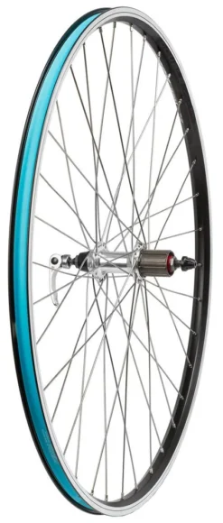 M-Wave Juego De Ruedas De 28" Con Freno En V Bicicleta De Carrera Rueda Delantera | Bike-Discount -Cyclo Gear Tienda 388539M WaveAlloyRearWheel 1280x1280