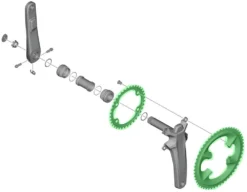Shimano Plato DURA ACE Para FC-R9200 54/40 Dientes Plato 12 Velocidades | Bike-Discount -Cyclo Gear Tienda DURA ACE Kettenblatt fur FC R9200 1280x1280
