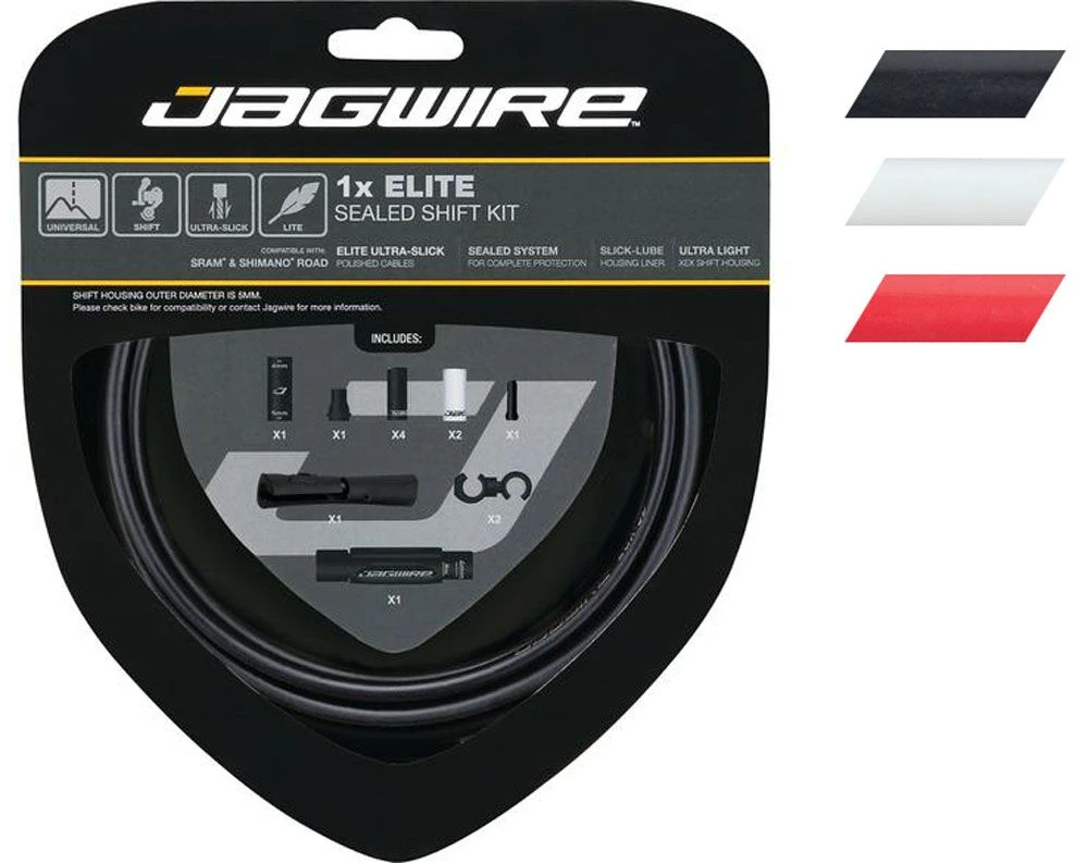 Jagwire 1x Juego De Cables De Cambio Elite Sealed Kits Cables Para Cambio | Bike-Discount 1 Jagwire 1x Juego De Cables De Cambio Elite Sealed Kits Cables Para Cambio | Bike-Discount
