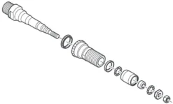 Shimano Eje De Pedal Completo Para PD-R540/PD-RS500 Pedales - Accesorios | Bike-Discount -Cyclo Gear Tienda Pedalachse komplett PD R540 c 1280x1280