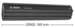 Bosch Batería PowerTube 500 (BBP281) VERTICAL Bosch System | Bike-Discount -Cyclo Gear Tienda PowerTube 500 Akku BBP281 Vertikal 349mm 0275007540 1280x1280
