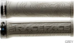 Race Face Puños Half Nelson Single Lock Puños Lock-On | Bike-Discount -Cyclo Gear Tienda Race Face Half Nelson grey 1280x1280