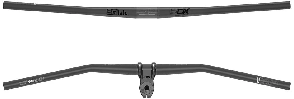 SQlab Manillar 3OX Carbon 780mm Manillar - 31.8 Riser | Bike-Discount 3 SQlab Manillar 3OX Carbon 780mm Manillar - 31.8 Riser | Bike-Discount - Imagen 3
