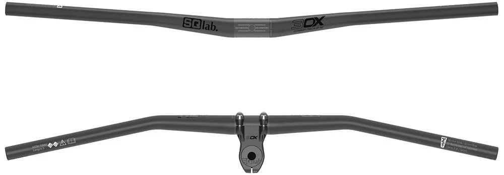 SQlab Manillar 3OX Carbon 780mm Manillar - 31.8 Riser | Bike-Discount 4 SQlab Manillar 3OX Carbon 780mm Manillar - 31.8 Riser | Bike-Discount - Imagen 4