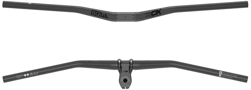 SQlab Manillar 3OX Carbon 780mm Manillar - 31.8 Riser | Bike-Discount 5 SQlab Manillar 3OX Carbon 780mm Manillar - 31.8 Riser | Bike-Discount - Imagen 5