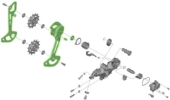 Shimano Placa Guía De Cadena Para RD-M8100 SGS Pieza De Repuesto | Bike-Discount -Cyclo Gear Tienda Shimano Kettenleitblech fur RD M8100 SGS 1280x1280