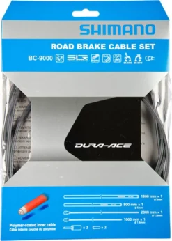 Shimano DURA ACE BC-9000 Polymer Juego De Cables De Freno Kits Cables Para Freno | Bike-Discount -Cyclo Gear Tienda Shimano Dura Ace BC 9000 Polymer Bremszugset grau d 1280x1280