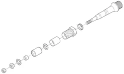 Shimano Eje De Pedal Completo Para XTR PD-M9000/9020 Izquierda Pedales - Accesorios | Bike-Discount -Cyclo Gear Tienda Shimano Pedalachse komplett fur XTR PD M9000 9020 links Y46X98020 c 1280x1280