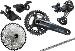 Shimano Abrazadera Del Grupo SLX M7100 2x12 Velocidades 10-45 MTB Grupos | Bike-Discount