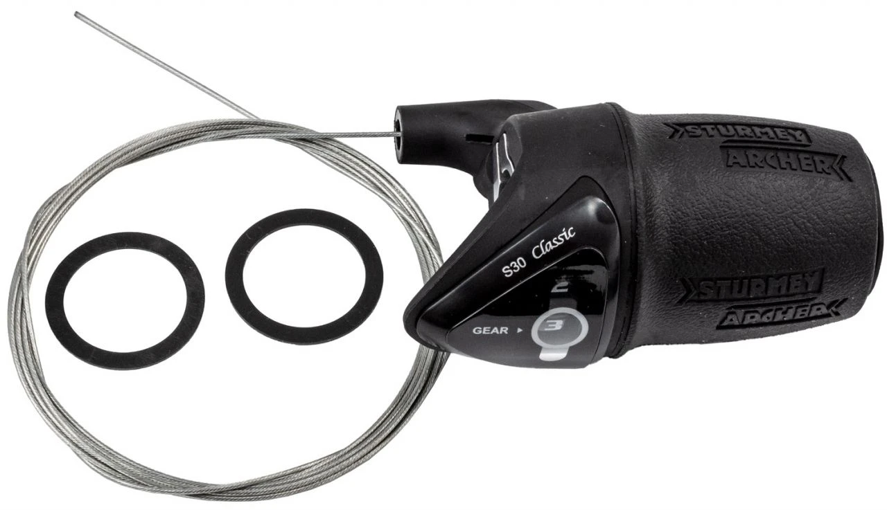 SunRace HSJ232 Palanca De Cambios De 3 Velocidades Para Shimano Nexus Palancas Rotativas | Bike-Discount 1 SunRace HSJ232 Palanca De Cambios De 3 Velocidades Para Shimano Nexus Palancas Rotativas | Bike-Discount