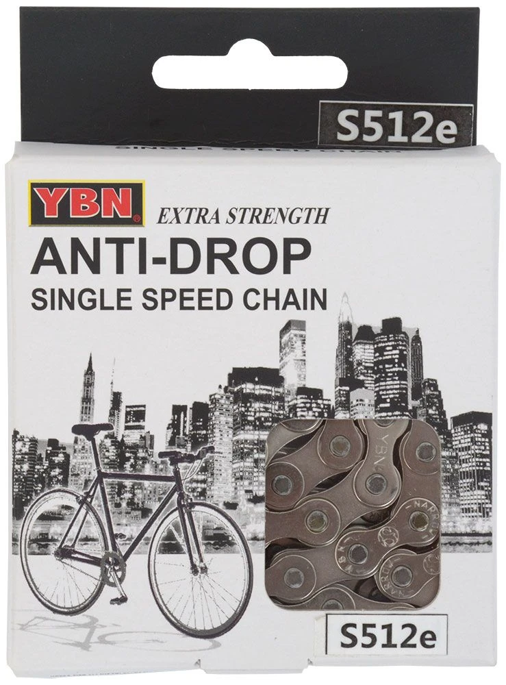 YBN Cadena Singlespeed E-Bike S512e S2 136 Eslabones 1/2 "x1/8" Cadena - Unica | Bike-Discount 2 YBN Cadena Singlespeed E-Bike S512e S2 136 Eslabones 1/2 "x1/8" Cadena - Unica | Bike-Discount - Imagen 2