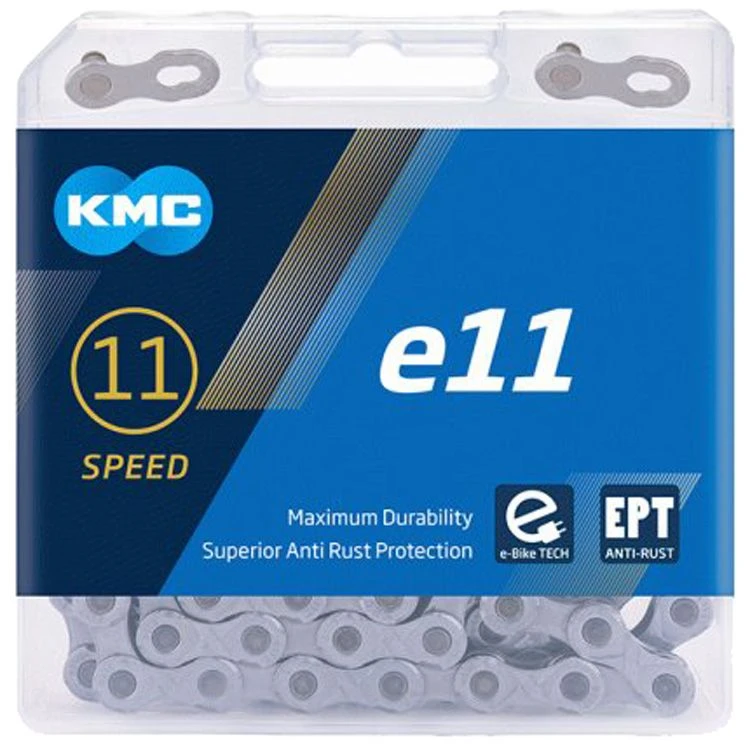 KMC Cadena De 11 Velocidades E11 EPT E-bike Cadena 11 Velocidades | Bike-Discount 1 KMC Cadena De 11 Velocidades E11 EPT E-bike Cadena 11 Velocidades | Bike-Discount
